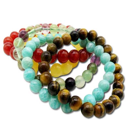 Edelstein Armbänder aus echten Natursteinen Aura-Mineralien kaufen