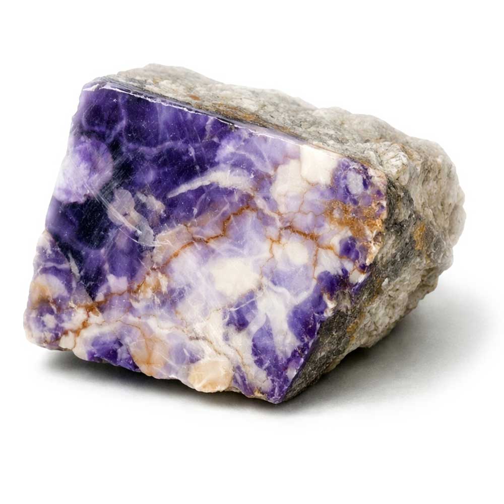 Seltener Tiffany Stone Fluorit-Opal Bertrandit kaufen Heilstein