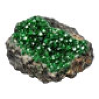 Uwarowit ( Granat ) Uwarowit Granat: Funkelnde Inspiration in Smaragdgrün