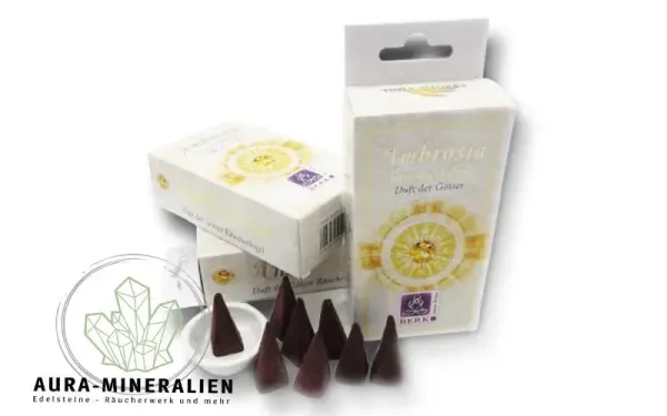 Berk Ambrosia Räucherpyramiden Packung mit Keramikhalter