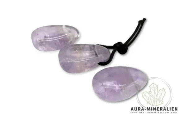Amethyst ( hell ) Tropfen Anhänger gebohrt