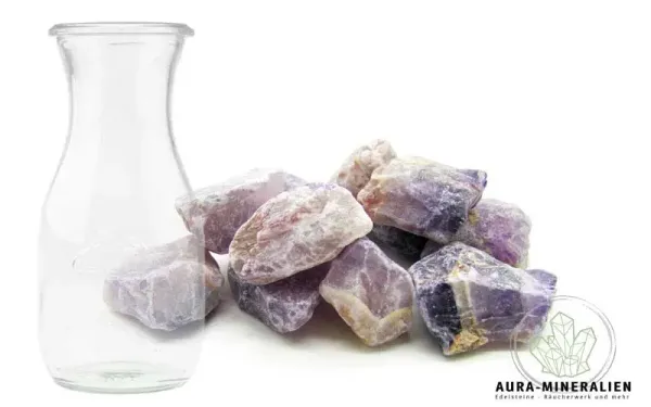 Amethyst Natur Wassersteine angetrommelt
