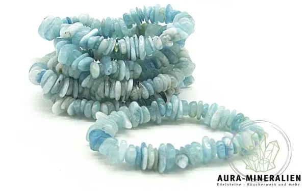 Aquamarin Armband elastisch 