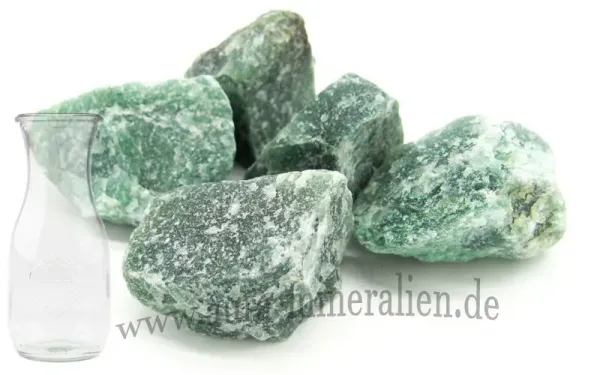 Aventurin grün Natur Wassersteine roh