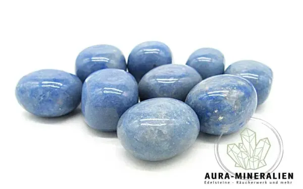 Blauquarz Trommelsteine