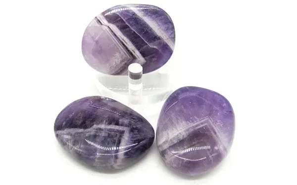 Chevron-Amethyst Scheibensteine