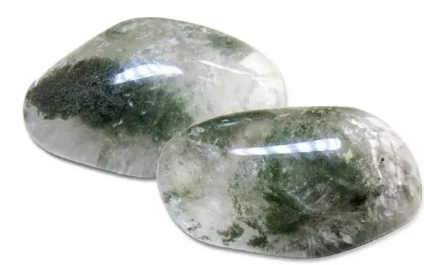Chloritquarz Trommelstein Einzelstück #1