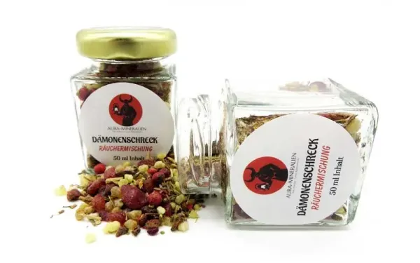 Dämonenschreck | kraftvolle Räuchermischung | 50 ml Glas