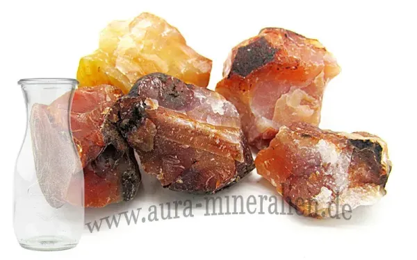 Karneol Natur Wassersteine roh