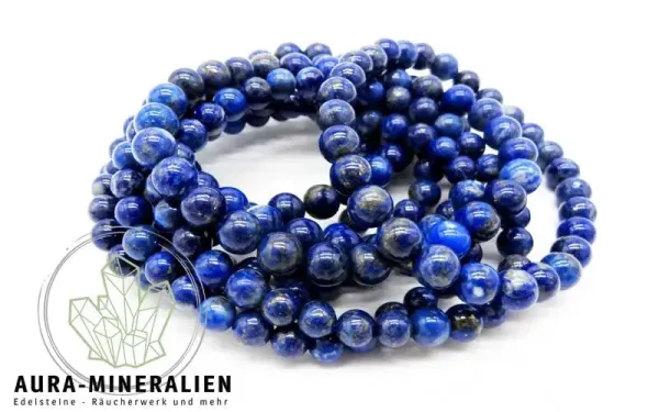 Lapislazuli Armband aus 6mm Perlen