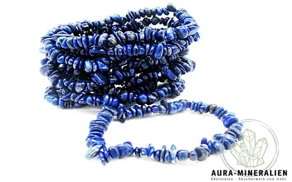 Lapislazuli Splitterarmband in A Qualität aus Sar-e-Sang Afghanistan
