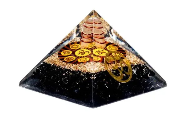 Turmalin Orgonit Chakra Pyramide OM