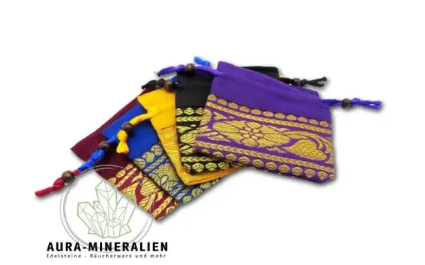 Pendeltaschen Brokat bunt