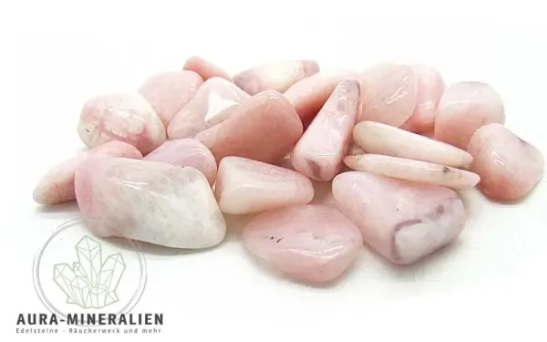 Petalit rosa Trommelsteine