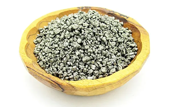 Feiner metallischer Pyrit Gries 1-3mm Mini Nuggets aus Peru für Bastelarbeiten