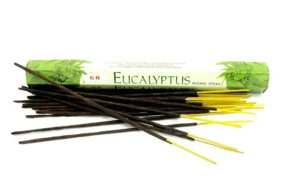 Eukalyptus Räucherstäbchen ohne Chemie von Aura Mineralien