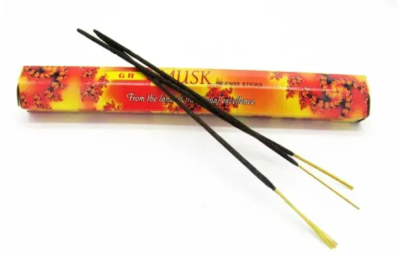 Naturreine Musk Räucherstäbchen mit Moschus-Duft.