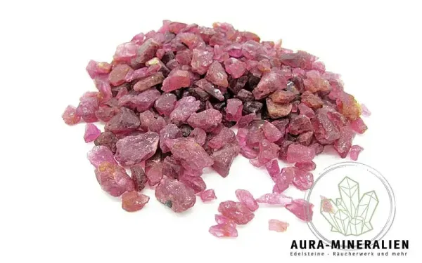 Hochwertige rosa-violette Rhodolith Granat Edelsteine aus Sambia