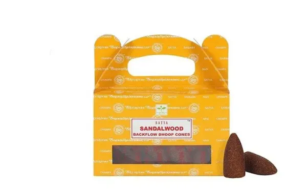 Sandelholz Backflow Räucherkegel Packung