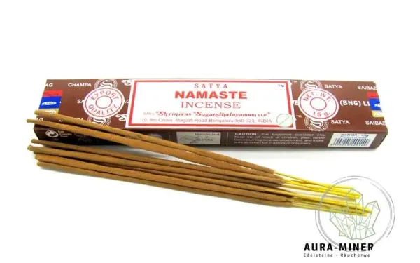 Packung Satya Sai Baba Namaste Räucherstäbchen