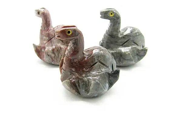 Specksteinfigur Brontosaurus klein