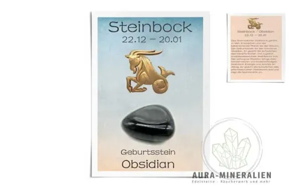 Sternzeichen-Stein Steinbock