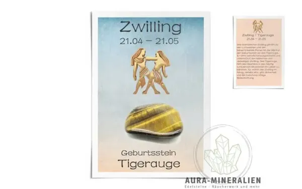 Sternzeichen-Stein Zwillinge