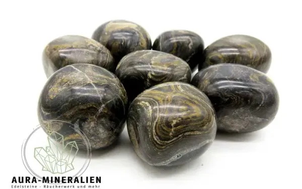 Stromatolith Trommelsteine aus Bolivien