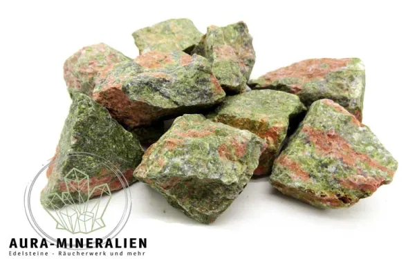 Unakit ( Epidot-Feldspat ) Natur Rohsteine