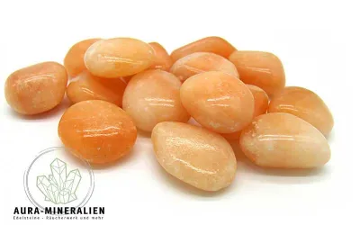 Samtige Alabaster Trommelsteine ...