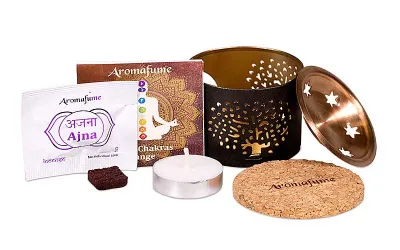 Aromafume incense Diffuser - Baum des Lebens Aromafume Räucherdiffuser mit Lebensbaum-Motiv,