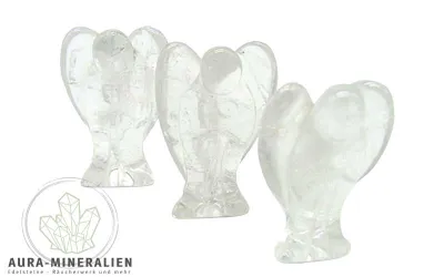 Hübsche  Bergkristall Engel steh...