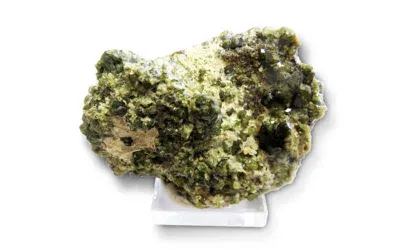 Demantoid Kristallstufe Einzelstück aus Namibia Seltene Demantoid Kristallstufe ...