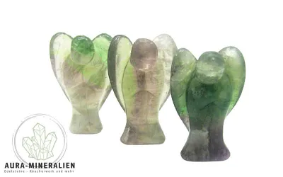 Hübsche Fluorit Engel stehend 38...