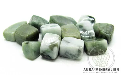 Jadeit Trommelsteine aus Burma 1...