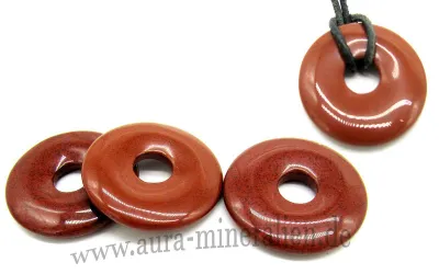 Roter Jaspis Donut aus Indien al...