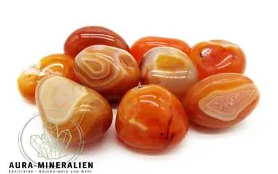 Karneol Trommelsteine aus Indien...