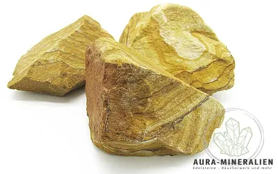 Großer Landschaftsjaspis Rohstein (Kalahari Picturestone) aus Namibia.