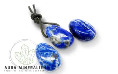 Lapislazuli Anhänger blau seitlich gebohrt aus Afghanistan  [Kopierlink]