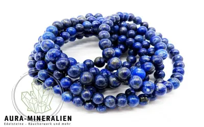 Lapislazuli Armband aus 6mm Perlen