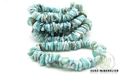 Himmelblaues Larimar Splitterarmband aus der Dominikanischen Republik