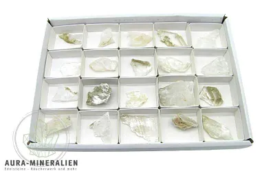 Transparentes Marienglas (Selenit) Rohstück aus der Toskana, Italien.