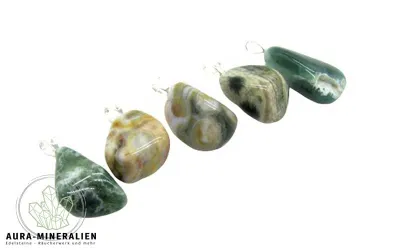 Ozeanjaspis Anhänger – Einzigart...