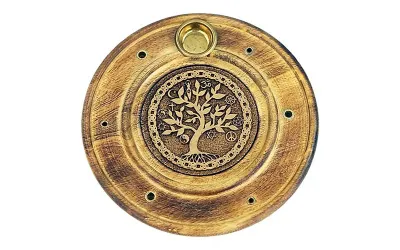 Räucherstäbchen- Kegelhalter Baum des Lebens Räucherstäbchen- und Weihrauchke...