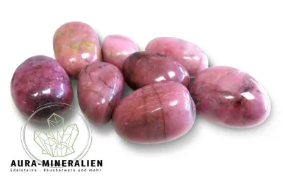 Rhodonit Trommelsteine rosa aus ...