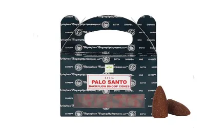 Palo Santo Backflow Räucherkegel Packung