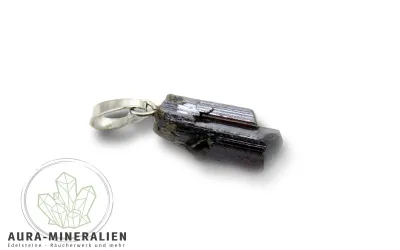 Rutil Naturkristall Anhänger mit Silber Stiftöse | Einzelstück aus Brasilien Rutilkristall Anhänger mit 925er...