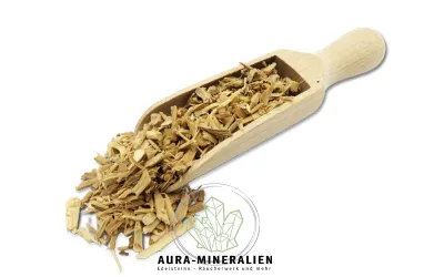 Kostbares weißes Sandelholz für ...