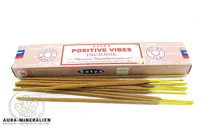 Packung Satya Positive Vibes Räucherstäbchen für gute Laune