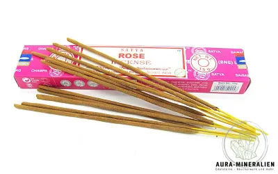 e Packung Satya Sai Baba Rose Räucherstäbchen